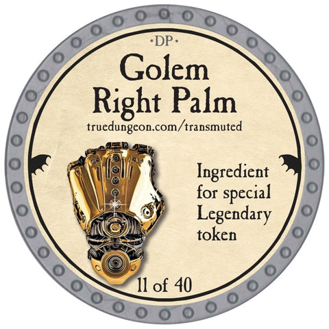 Golem Right Palm - 2026 (Platinum) - C209