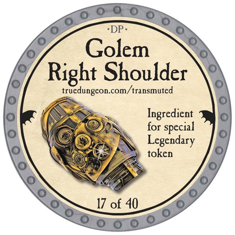 Golem Right Shoulder - 2026 (Platinum) - C209