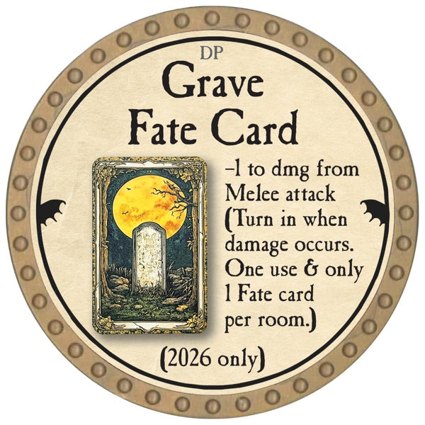 Grave Fate Card - 2026 (Gold) - C