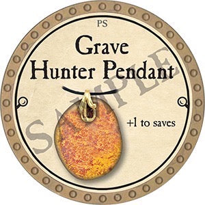 Grave Hunter Pendant - 2023 (Gold) - C37