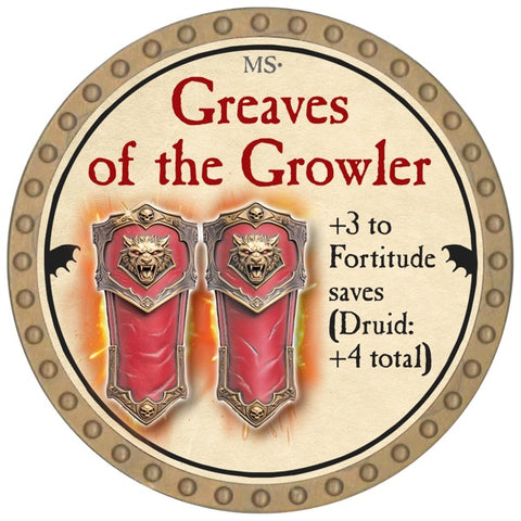 Greaves of the Growler - 2026 (Gold) - R