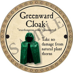 Greenward Cloak - 2017 (Gold) - C144