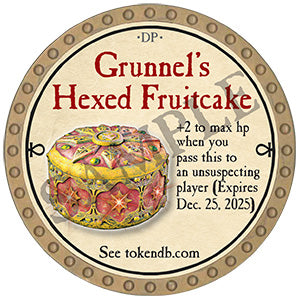 Grunnel's Hexed Fruitcake - 2024 (Gold) - C170