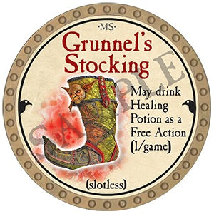 Grunnel's Stocking - 2025 (Gold) - C179