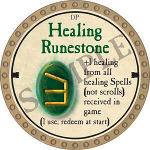 Healing Runestone - 2020 (Gold) - C134 – Trent Tokens
