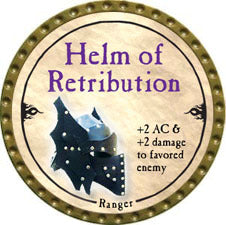 Helm of Retribution - 2010 (Gold) - C136