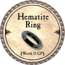 Hematite Ring - 2010 (Platinum) - C132