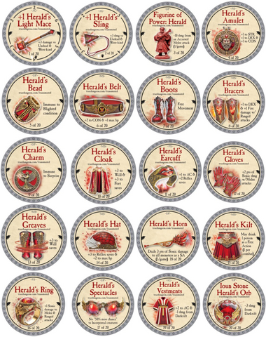Complete Herald Set - 20 Tokens - 2026 (Platinum) - C1