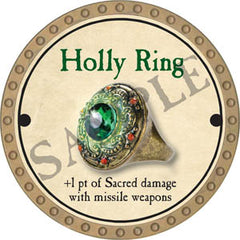 Holly Ring - 2017 (Gold) - C37
