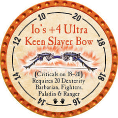 Io’s +4 Ultra Keen Slayer Bow - 2014 (Orange) - C139