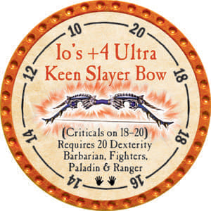 Io's +4 Ultra Keen Slayer Bow - 2014 (Orange) - C157