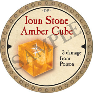 Ioun Stone Amber Cube - 2019 (Gold) - C166