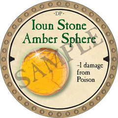 Ioun Stone Amber Sphere - 2019 (Gold) - C130