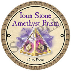 Ioun Stone Amethyst Prism - 2024 (Gold) - C170