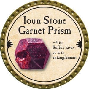 Ioun Stone Garnet Prism - 2015 (Gold) - C165