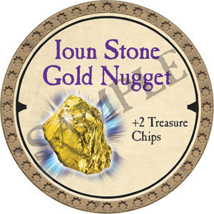 Ioun Stone Gold Nugget - 2019 (Gold) - C157