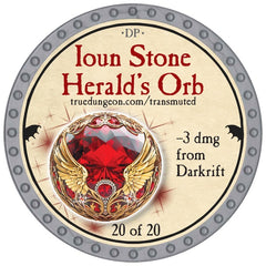 Ioun Stone Herald's Orb - 2026 (Platinum) - C37