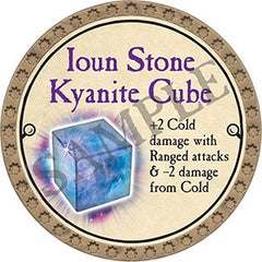 Ioun Stone Kyanite Cube - 2023 (Gold) - C37