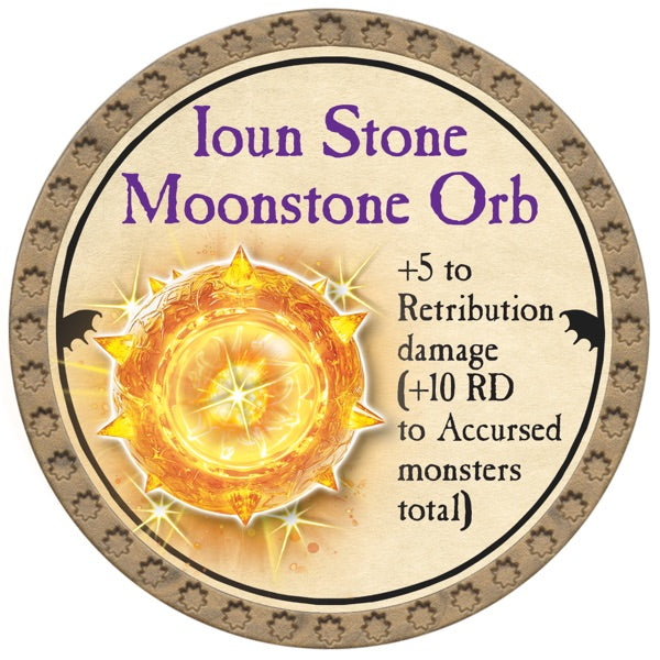 Ioun Stone Moonstone Orb - 2026 (Gold) - C207