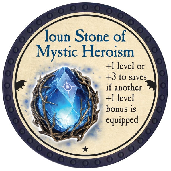 Ioun Stone of Mystic Heroism - 2026 (Blue) - C183
