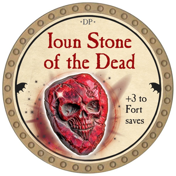 Ioun Stone of the Dead - 2026 (Gold) - C173