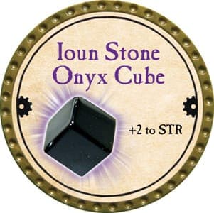 Ioun Stone Onyx Cube - 2013 (Gold) - C132