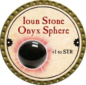 Ioun Stone Onyx Sphere - 2013 (Gold) - C157