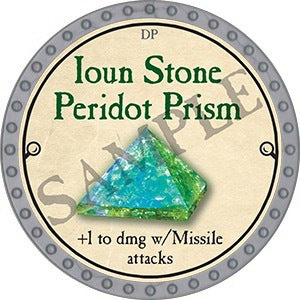 Ioun Stone Peridot Prism - 2023 (Platinum) - C37