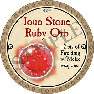 Ioun Stone Ruby Orb - 2023 (Gold)