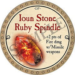 Ioun Stone Ruby Spindle - 2023 (Gold) - C170