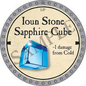 Ioun Stone Sapphire Cube - 2020 (Platinum) - C37