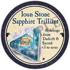 Ioun Stone Sapphire Trilliant - 2025 (Blue) - C152
