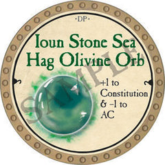 Ioun Stone Sea Hag Olivine Orb - 2022 (Gold) - C37