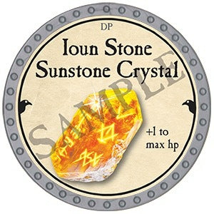 Ioun Stone Sunstone Crystal - 2025 (Platinum) - C