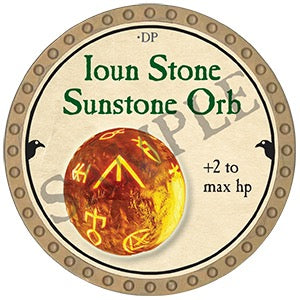 Ioun Stone Sunstone Orb - 2025 (Gold)