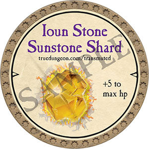 Ioun Stone Sunstone Shard - 2021 (Gold) - C119