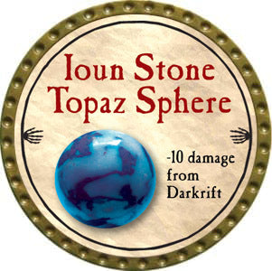 Ioun Stone Topaz Sphere - 2012 (Gold) - C214