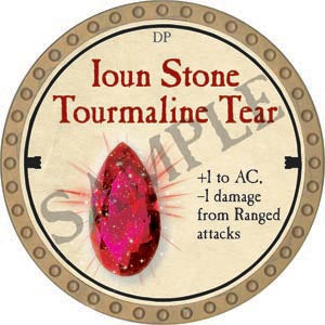 Ioun Stone Tourmaline Tear - 2020 (Gold) - C184