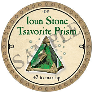 Ioun Stone Tsavorite Prism - 2024 (Gold) - C144