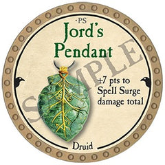 Jord's Pendant - 2025 (Gold) - C144