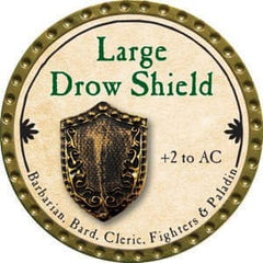 Large Drow Shield - 2015 (Gold) - C165
