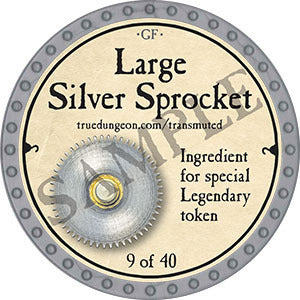 Large Silver Sprocket - 2022 (Platinum) - C140