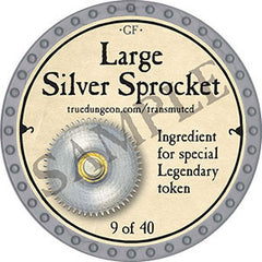 Large Silver Sprocket - 2022 (Platinum) - C158