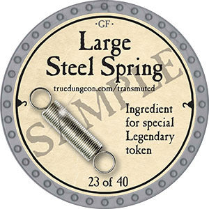 Large Steel Spring - 2022 (Platinum) - C158