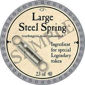 Large Steel Spring - 2022 (Platinum) - C104