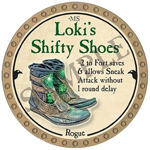 Loki's Shifty Shoes - 2025 (Gold)
