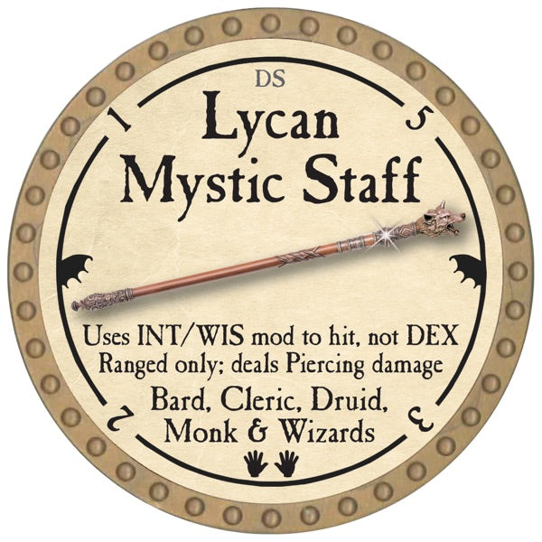 Lycan Mystic Staff - 2026 (Gold) - C