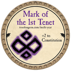 Mark of the 1st Tenet - 2026 (Gold) - C177