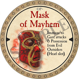 Mask of Mayhem - 2019 (Gold) - C166