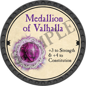 Medallion of Valhalla - 2018 (Onyx) - C119